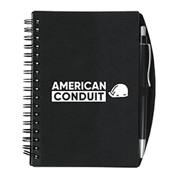 AMERICAN CONDUIT NOTEBOOK W/PEN