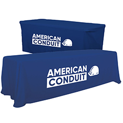 AMERICAN CONDUIT CONVERTIBLE 6' TO 8' TABLE THROW