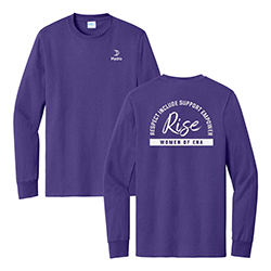 RISE LONG SLEEVE TEE - PURPLE