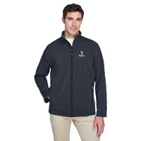 MENS TWO-LAYER FLEECE BONDED SOFT SHELL JACKET