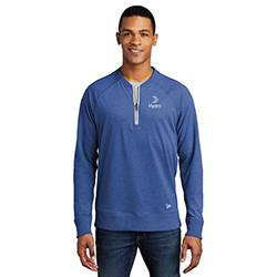 NEW ERA® MEN'S SUEDED COTTON BLEND 1/4 ZIP PULL