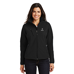 PORT AUTHORITY LADIES TEXTURED SOFT SHELL JACKET